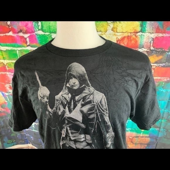 𝅺assassins Creed Unity T shirt Size M Black - Picture 1 of 6